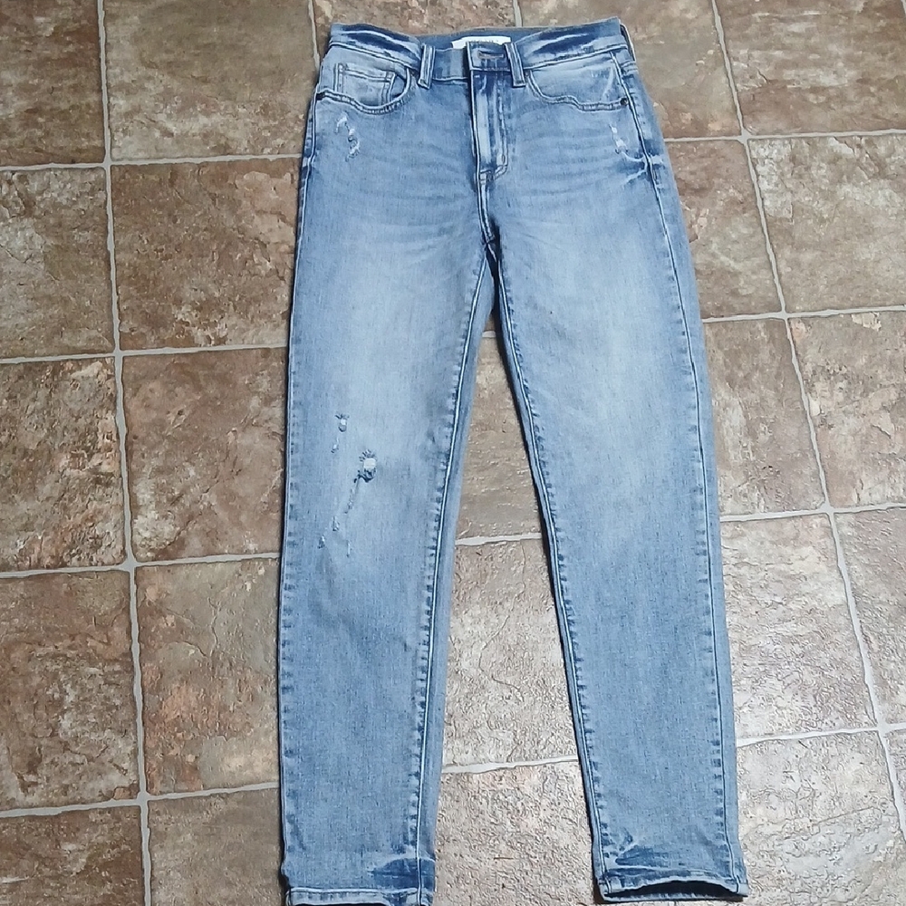 Eunina Super High Waist Mom Jean Ankle Size 0